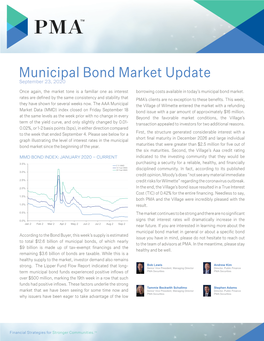 Municipal Bond Market Update September 23, 2020