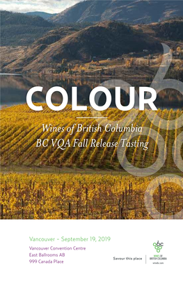 Wines of British Columbia BC VQA Fall Release Tasting