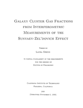 Galaxy Cluster Gas F-Ractions Measurements