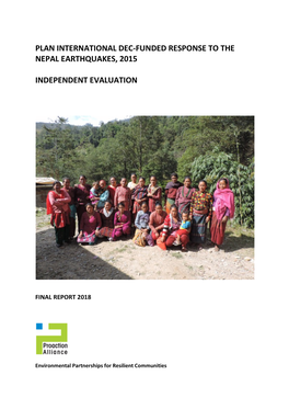 Nepal Earthquake Evaluation