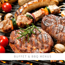 Buffet & Bbq Menus