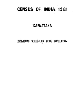 Individual Scheduled Tribe Population