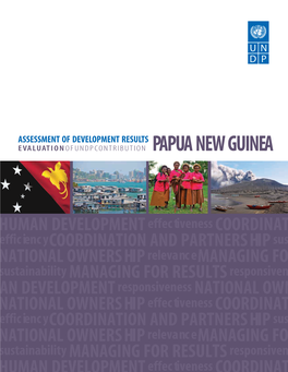 Assessment of Development Results: Papua New Guinea