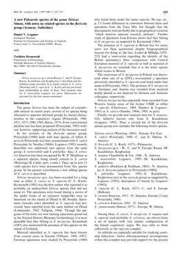 A New Palearctic Species of the Genus Sitticus Simon with Notes on Related