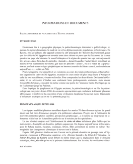 Informations Et Documents