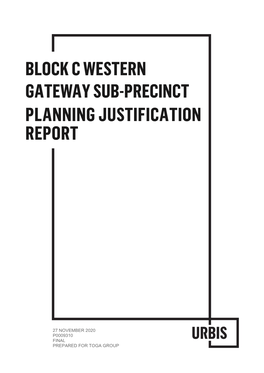 Planning Justification Report