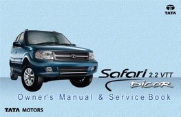 TATA Safari VTT Dicor Owners Manual.Pdf