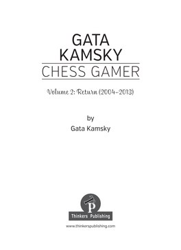 Gata Kamsky Chess Gamer