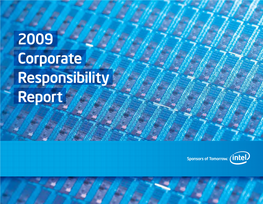 Intel 2009 CSR Report