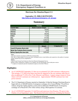 Office of Electricity Delivery and Energy Reliability (Oe)