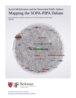 Mapping the SOPA-PIPA Debate