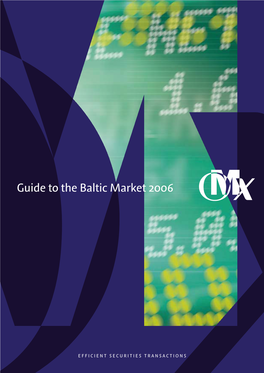 Guide to the Baltic Market 2006