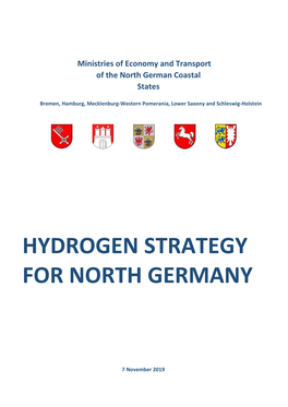 Hydrogen Strategy for North Germany