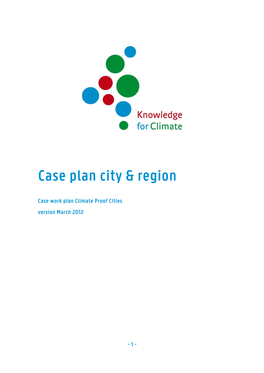 Case Plan City & Region