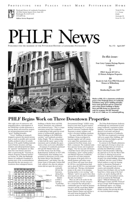 PHLF News Publication