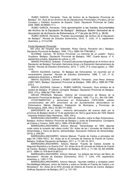 Balduque. Boletín Semestral De La Asociación De Archiveros De Extremadura, Nº 7 De Julio De 2015, P