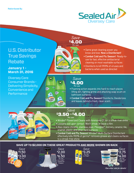 U.S. Distributor True Savings Rebate