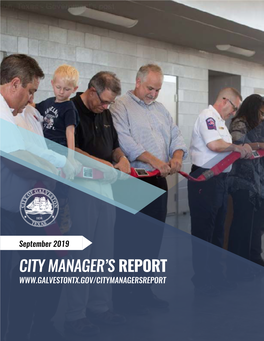 September 2019 City Manager's Report