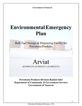 Arviat Tank Farm