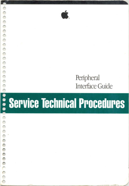 Service Technical Procedures