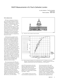 RASTI Measurements in St. Paul's Cathedral, London (Bo0116)