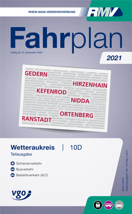 Wetteraukreis | 10D Teilausgabe