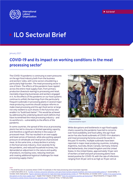 ILO Sectoral Brief