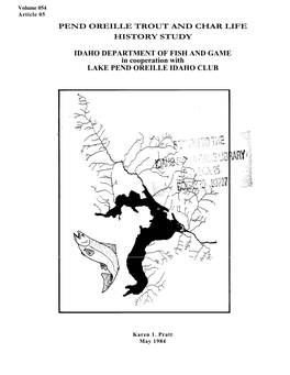 Res-Pratt1983 Pend Oreille Trout and Char Life History Study