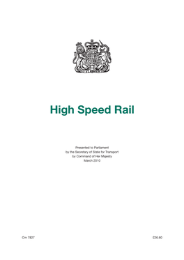 High Speed Rail