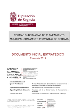 DOCUMENTO INICIAL ESTRATÉGICO Enero De 2019