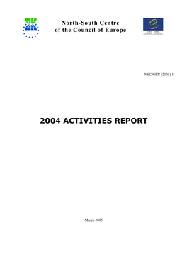 2004 Activities Report