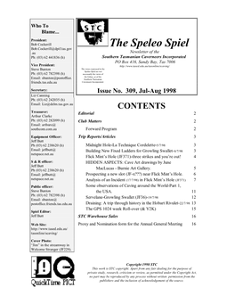 The Speleo Spiel