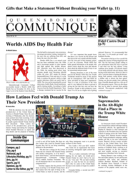 Worlds AIDS Day Health Fair (P.9)