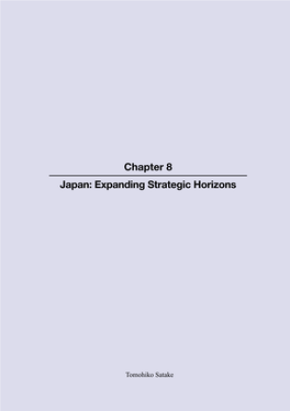 Chapter 8 Japan: Expanding Strategic Horizons