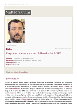 Matteo Salvini