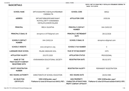 BASIC DETAILS 06922--SMT K N SHAH PMC V VIDYALAYA PERAMBUR CHENNAI TN Dated : 03/12/2018