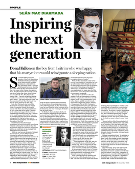 SEÁN MAC DIARMADA Inspiring the Next Generation