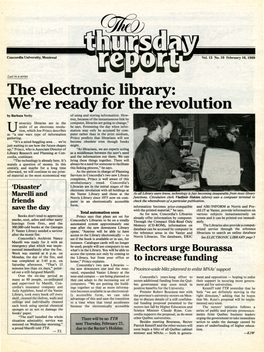 The Electronic Library: . .· We're Ready for the Revolution by Barbara Verity , of Using and Storing Information