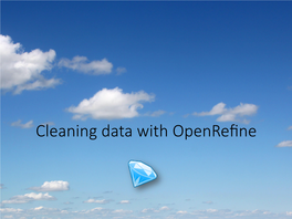 Cleaning Data with Openrefine