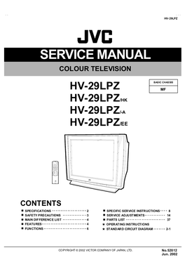 Service Manual Colour Television