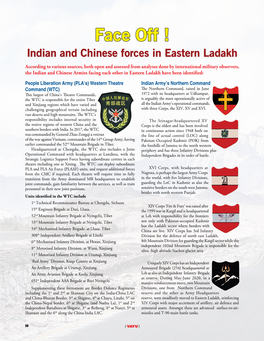 Face Off ! Indian and Chinese Forces in Eastern Ladakh