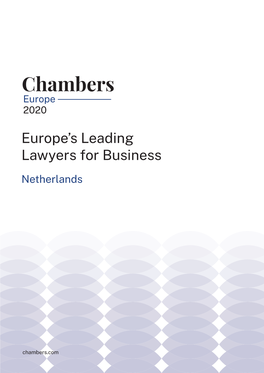 Chambers Europe 2020 Guide