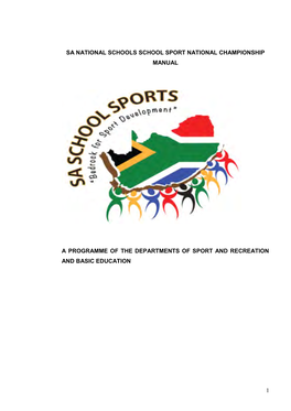 2012 SA Schools National Competitions