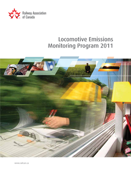 Locomotive Emissions Monitoring Program 2011