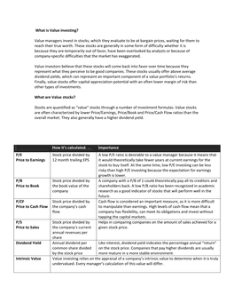 What Is Value Investing? Value Managers Invest in Stocks, Which