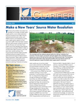 Make a New Years' Source Water Resolution