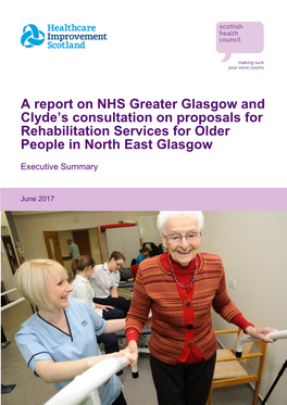 A Report on NHS Greater Glasgow and Clyde's Consultation on Proposals