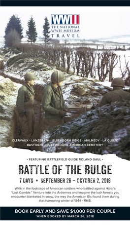 2018 Battle of the Bulge Sept26.Indd