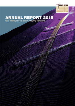 ANNUAL REPORT 2015 Geo-Intelligence & Asset Integrity Solutions