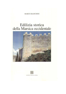 Edilizia Storica Della Marsica Occidentale-Testo Completo-150Dpi